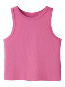 NAME IT Kort rib Top Nakal Strawberry Moon