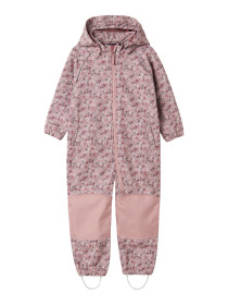 NAME IT Softshell Suit Alfa Woodrose Blossom