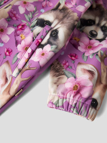 NAME IT Softshell Dragt Alfa08 Iris Orchid Floral Forest