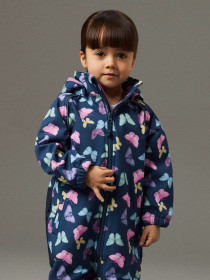 NAME IT Softshell Dragt Alfa08 Insignia Blue Butterflies