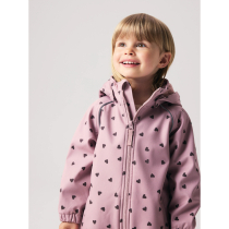 NAME IT Softshell Dragt Alfa08 Woodrose Hearts