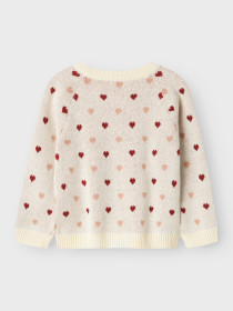 LIL ATELIER Strik Cardigan Saran Turtledove