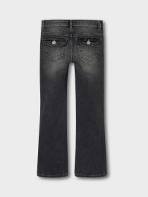 NAME IT Polly Skinny Boot Jeans Dark Grey Denim