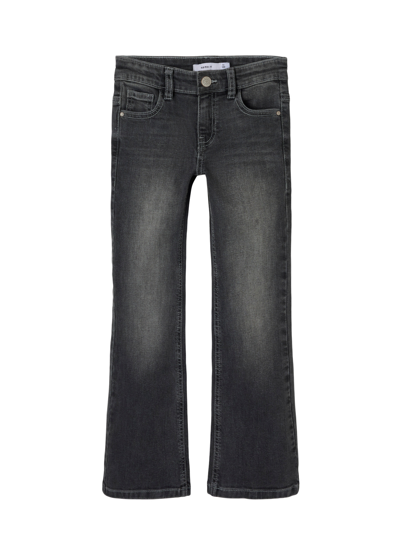 NAME IT Polly Skinny Boot Jeans Dark Grey Denim