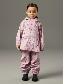 NAME IT Nmfdry10 Rain Set Aop Fo - Keepsake Lilac Swan