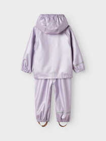 NAME IT Regntøj Dry10 Metallic Misty Lilac