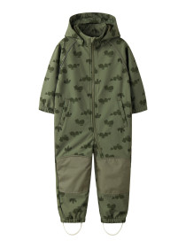 NAME IT Softshell Suit Alfa08 Dusty Olive Tractor