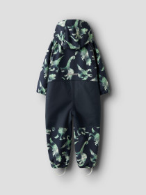 NAME IT Softshell Dragt Alfa08 Dark Sapphire Graphic Dino