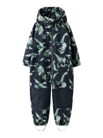 NAME IT Softshell Dragt Alfa08 Dark Sapphire Graphic Dino