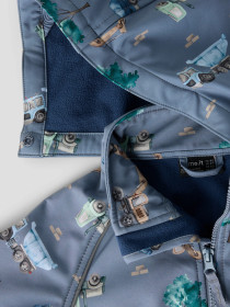 NAME IT Softshell Dragt Alfa08 Flint Stone Work