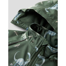 NAME IT Softshell Dragt Alfa08Jungle Green Dino Adventure