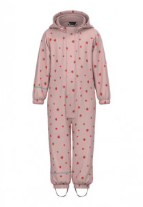 NAME IT Fleece Regn Dragt Dry10 Pale Mauve Strawberry