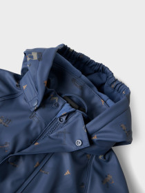 NAME IT Fleece Regn Dragt Dry10 Vintage Indigo