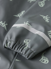 NAME IT Fleece Regndragt Dry10 Balsam Green Dino