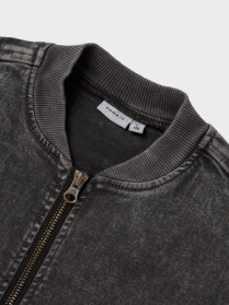 NAME IT Bomber Jakke Luna Dark Grey Denim