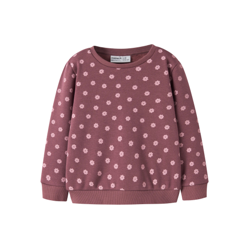 Name It Sweatshirt - Noos - NmfDavina - Wild Ginger/W. LILAS FLO