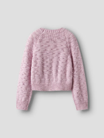 NAME IT Nkftiksina Ls Short Knit - Pirouette