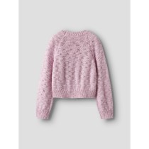 NAME IT Nkftiksina Ls Short Knit - Pirouette