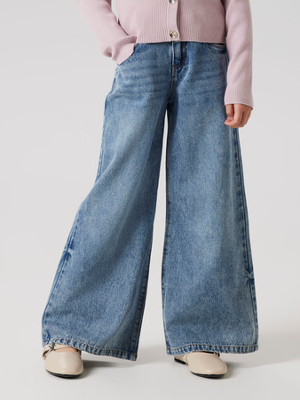 NAME IT Wide Jeans Skater Bella Medium Blue Denim