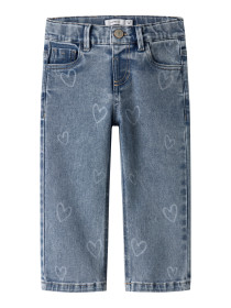 NAME IT Hjerte Jeans Rose Medium Blue Denim