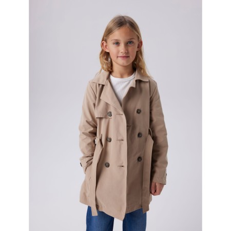 NAME IT Trench Coat Madelin Savannah Tan