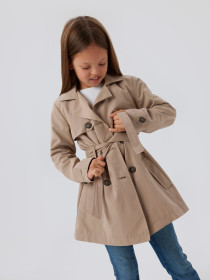 NAME IT Trench Coat Madelin Savannah Tan