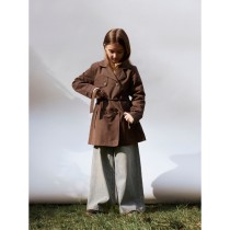 NAME IT Trench Coat Madelin Chocolate Brown