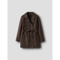 NAME IT Trench Coat Madelin Chocolate Brown