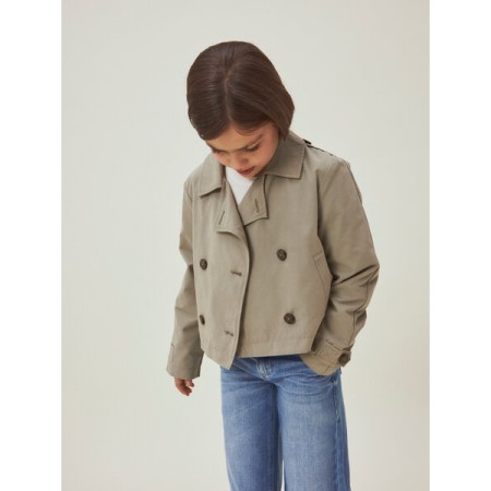 NAME IT Trench Coat Madelin Shadow