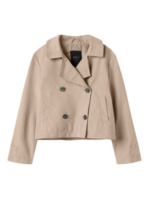 NAME IT Kort Trench Coat Madelin Savannah Tan