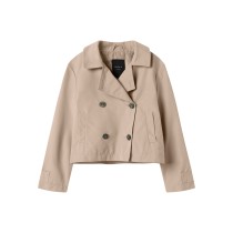 NAME IT Kort Trench Coat Madelin Savannah Tan