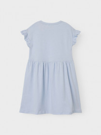 NAME IT Kortærmet Kjole Hamina Xenon Blue