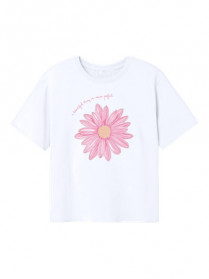 NAME IT T-shirt Helka Lucent White