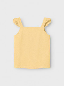 NAME IT Slim Kort Strop Top Jijia Golden Haze