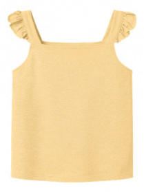 NAME IT Slim Kort Strop Top Jijia Golden Haze