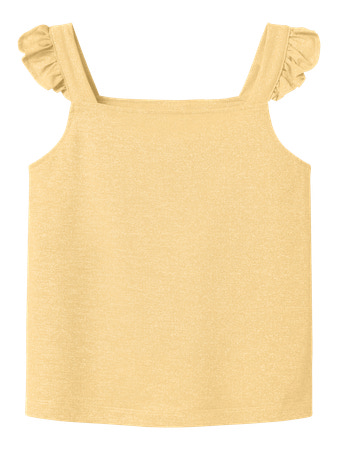 NAME IT Slim Kort Strop Top Jijia Golden Haze