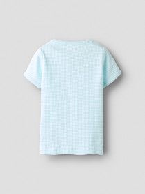 NAME IT Rib T-shirt Fikatie Blue Light
