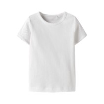 NAME IT Rib T-shirt Katie Lucent White
