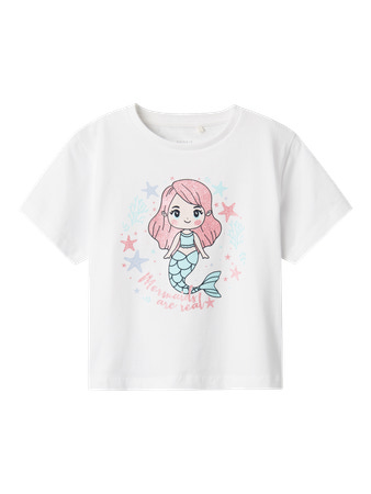 NAME IT T-Shirt Frejane Lucent White