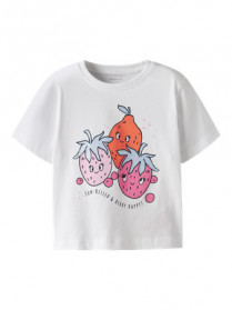 NAME IT T-shirt Helka Lucent White