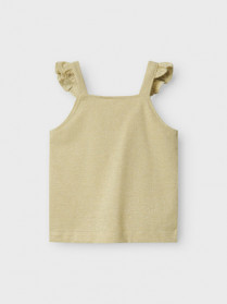 NAME IT Slim Kort Strop Top Jijia Golden Haze