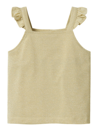 NAME IT Slim Kort Strop Top Jijia Golden Haze