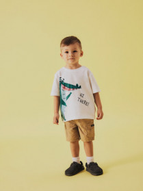 NAME IT T-shirt Helge Lucent White
