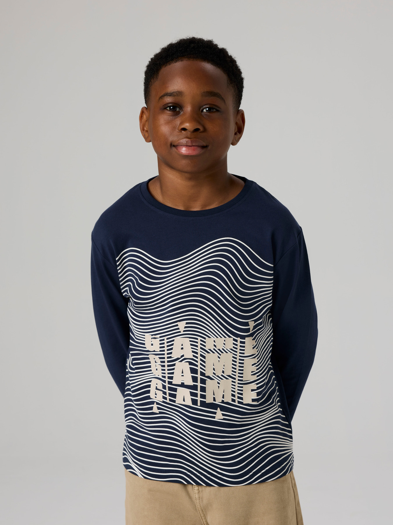 NAME IT Bluse Valliant Navy Blazer Game