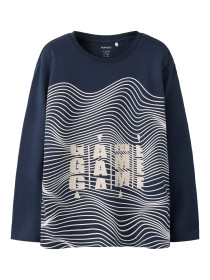 NAME IT Bluse Valliant Navy Blazer Game