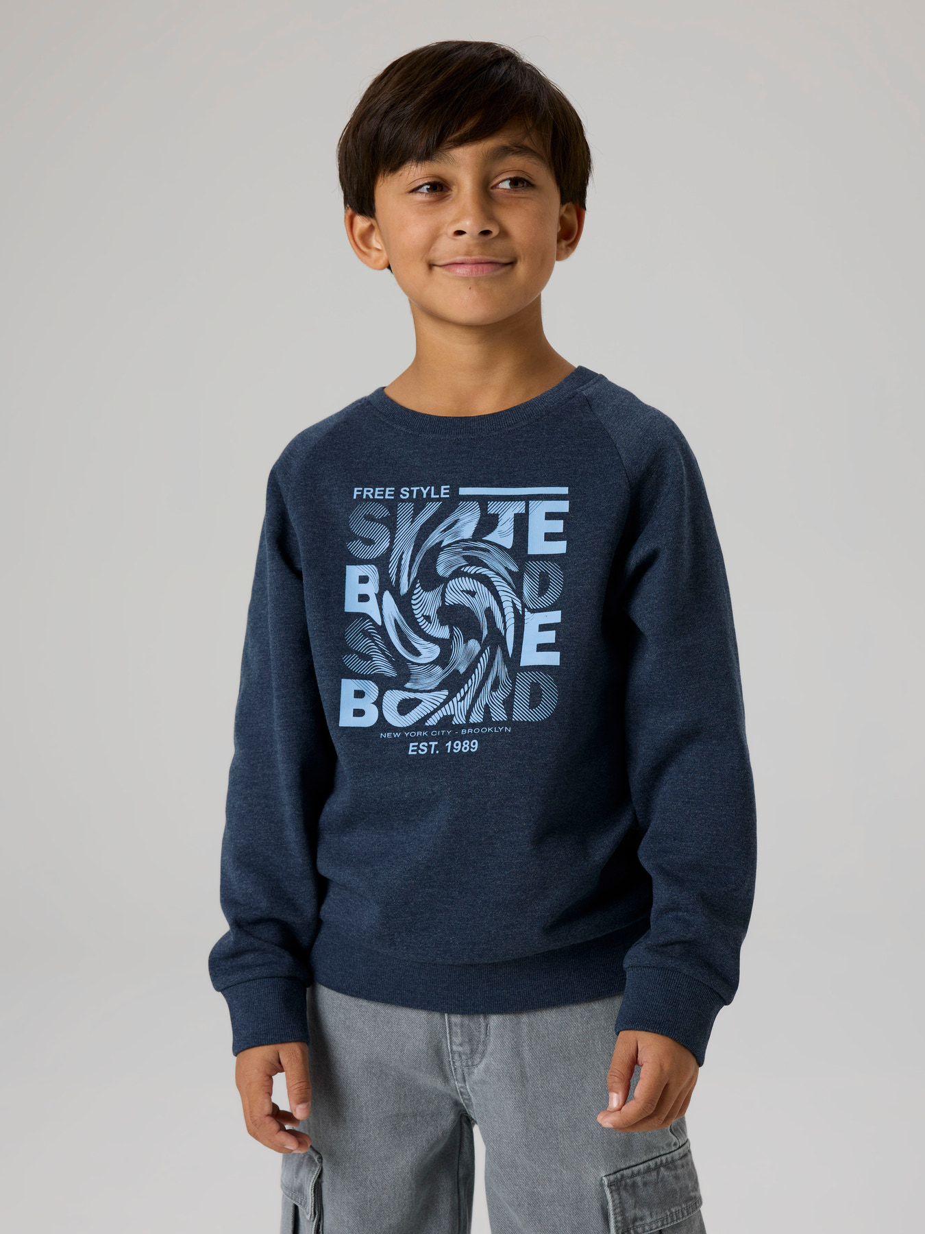 NAME IT Skate Sweatshirt Vion Navy Blazer 