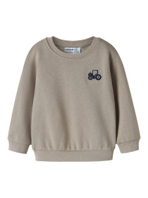 NAME IT Sweatshirt Vallen Vintage Khaki Tractor