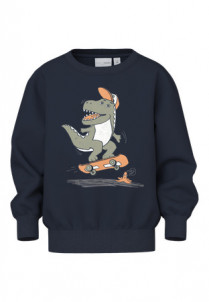 NAME IT Sweatshirt Vildar Dark Sapphire Dino