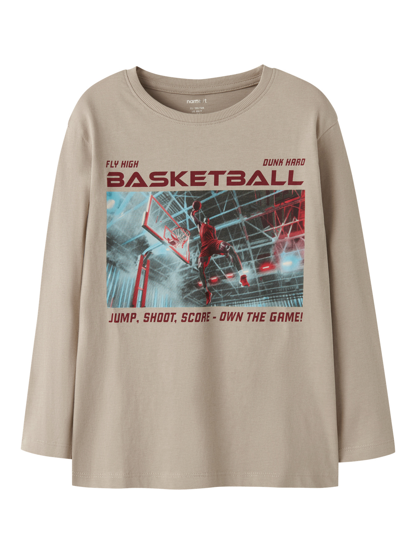 Name It Voto Island Basketball Bluse - Fossil