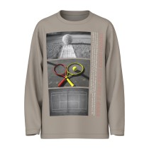 NAME IT Langærmet Bluse Voto Vintage Khaki Tennis